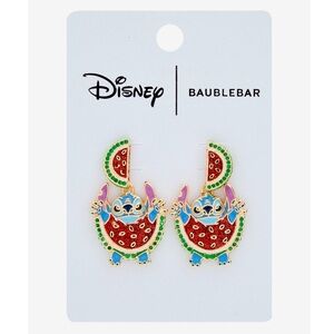 Disney Baublebar Stitch Watermelon Earrings